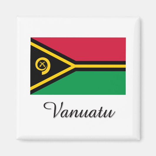 Vanuatu vlagontwerp magneet (Voorkant)