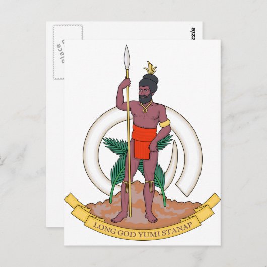 Vanuatu wapenstilstand briefkaart (Voorkant / Achterkant)