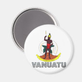 Vanuatu-wapenstilstand Magneet (Voorkant / Achterkant)