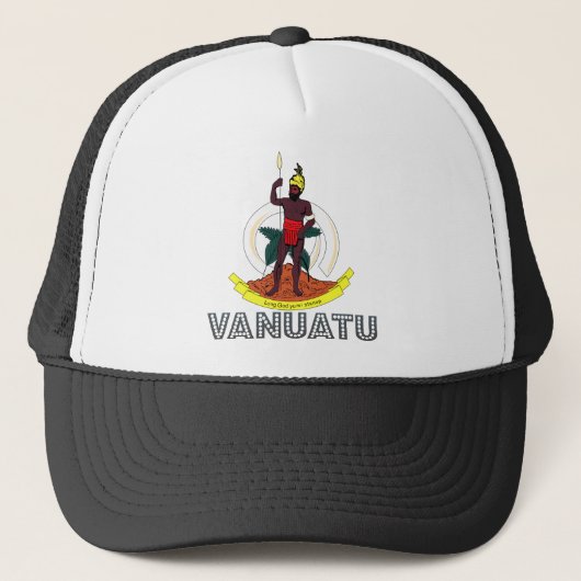 Vanuatu wapenstilstand trucker pet (Voorkant)