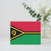 Vanuatuaanse vlag, Vlag van Vanuatu Briefkaart (Staand voorkant)