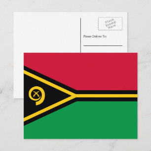 Vanuatuaanse vlag, Vlag van Vanuatu Briefkaart