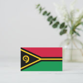 Vanuatuaanse vlag, Vlag van Vanuatu Visitekaartje (Staand voorkant)