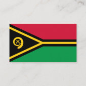 Vanuatuaanse vlag, Vlag van Vanuatu Visitekaartje (Voorkant)
