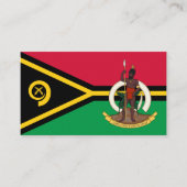 Vanuatuan Vlag & Wapen, Vlag van Vanuatu Visitekaartje (Voorkant)