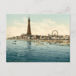Vanuit Central Pier, Blackpool, Engeland Briefkaart