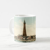 Vanuit Central Pier, Blackpool, Engeland Koffiemok (Voorkant links)