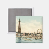 Vanuit Central Pier, Blackpool, Engeland Magneet (Voorkant / Achterkant)