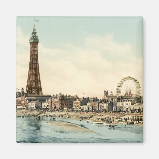 Vanuit Central Pier, Blackpool, Engeland Magneet (Voorkant)