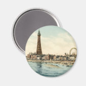 Vanuit Central Pier, Blackpool, Engeland Magneet (Voorkant / Achterkant)