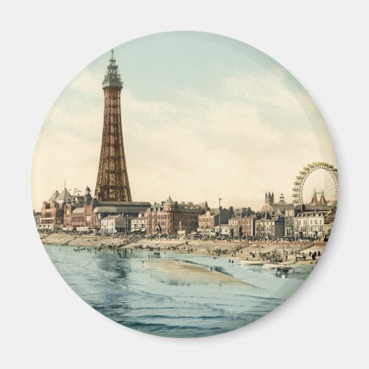Vanuit Central Pier, Blackpool, Engeland Magneet (Voorkant)