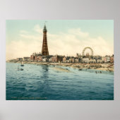 Vanuit Central Pier, Blackpool, Engeland Poster (Voorkant)