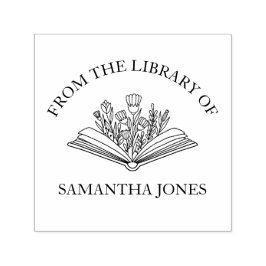 Vanuit de bibliotheek van Boekstempel Elegant Flow Zelfinktende Stempel