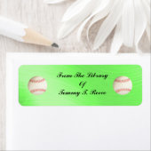 VANUIT DE BIBLIOTHEEK VAN DE TERUGKERNADRESETIKETT ETIKET (Insitu)