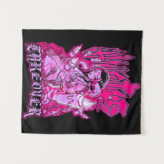 Vanuit de diepte wandkleed (Voorkant (horizontaal))