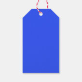 Vanuit de keuken van Custom Retro Blues Baking Tag Cadeaulabel (Achterkant)