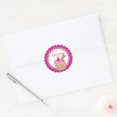 Vanuit de keuken van het bakken ronde sticker (Envelop)