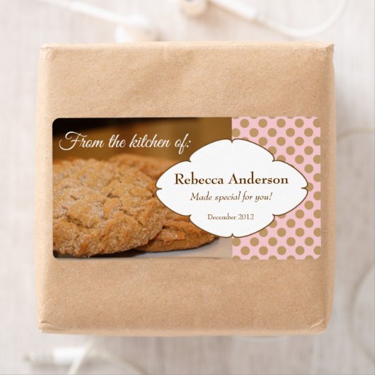 Vanuit de keuken van: met cookie foto sticker (Insitu)