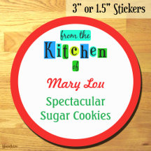 Vanuit de keuken van Red Green bakstickers