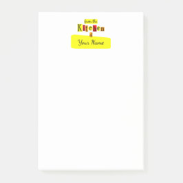 Vanuit de Keuken Van Retro Aangepaste Post-it Brie Post-it® Notes