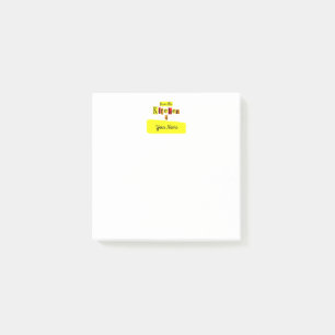 Vanuit de Keuken Van Retro Aangepaste Post-it Brie Post-it® Notes