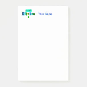 Vanuit de Keuken Van Retro Aangepaste Post-it Brie Post-it® Notes