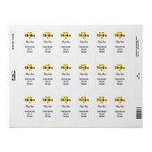 Vanuit de keuken van Retro Custom Canning Labels (Full Sheet)