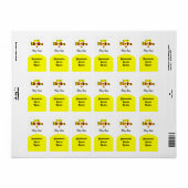 Vanuit de keuken van Retro Custom Canning Labels (Full Sheet)