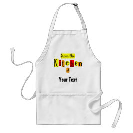 Vanuit de keuken van Retro op maat gemaakte schort