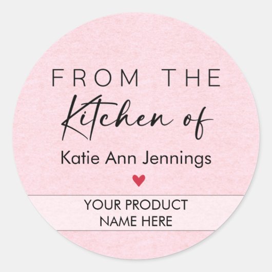 Vanuit de keuken van Stickers Aangepaste productla (Voorkant)