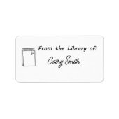 Vanuit de labelbibliotheek, docenten Stickers (Voorkant)