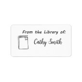 Vanuit de labelbibliotheek, docenten Stickers (Voorkant)