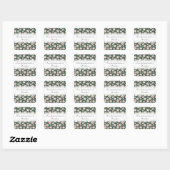 Vanuit de liefdevolle keuken van gepersonaliseerde vierkante sticker (Vel)