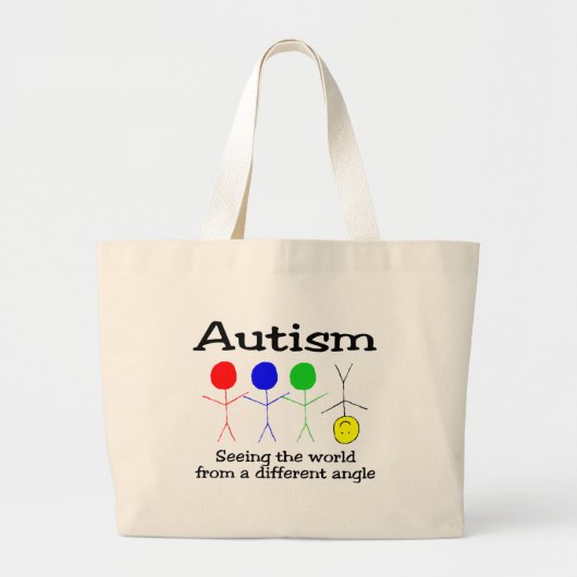 ....vanuit een andere hoek (mensen) grote tote bag (Voorkant)