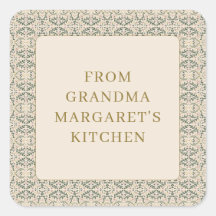 Vanuit Grootmoeders Keuken Gepersonaliseerde Naam 