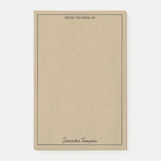 Vanuit het bureau van Custom Kantoor Stationery Kr Post-it® Notes (Voorkant)