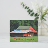 Vanuit het hart van Amerika, postkaart (Staand voorkant)
