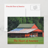Vanuit het hart van Amerika, postkaart (Voorkant / Achterkant)