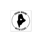 Vanuit Maine met liefde Rubberstempel (Afrduk)