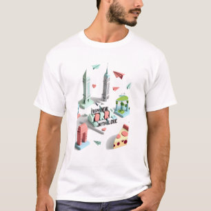 Vanuit New York, met liefde - Taxi Life Horns, dru T-shirt