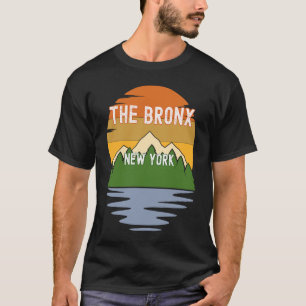 Vanuit The Bronx New York Vintage Zonsondergang T-shirt