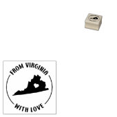 Vanuit Virginia met liefde Rubberstempel (Gestempeld)