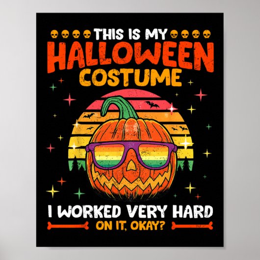 Vanwege de hoge inflatie is dit mijn Halloween kos Poster (Voorkant)