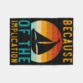 Vanwege De Implicatie Grappige Retro Bootliefhebbe Fleece Deken (Voorkant (Horizontaal))