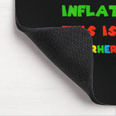 Vanwege de inflatie is dit mijn superheldenkostuum muismat (Hoek)