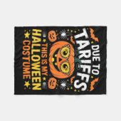 Vanwege de tarieven mijn Halloween kostuum 2025 Fleece Deken (Voorkant (Horizontaal))