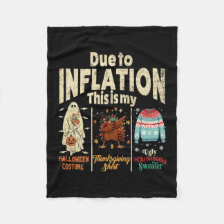 Vanwege inflatie is dit mijn grappige Halloween-ko Fleece Deken