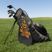 Vanwege inflatie is dit mijn Halloween Golfhanddoek (Groen)