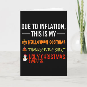 Vanwege inflatie is dit mijn Halloween Thanksgivin Kaart