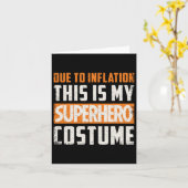 Vanwege inflatie is dit mijn superheldenkostuumhal kaart (Gele Bloem)